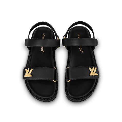 louis vuitton chunky heel sandals|louis vuitton sunshine sandals.